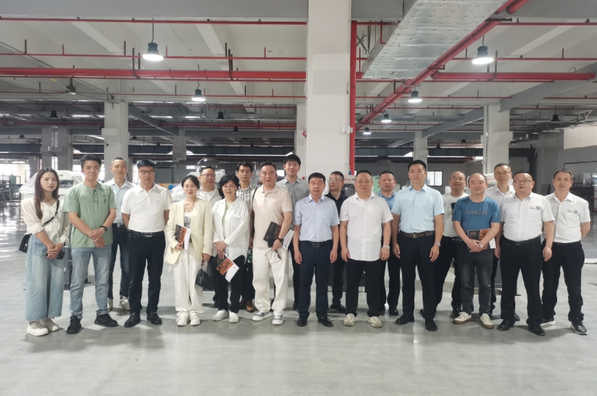 内江荆州市家用电器协会一行到访捷瞬，关注家电领域智能制造